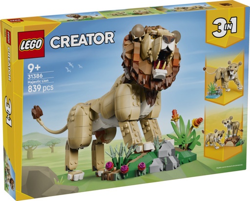 [LE31386] Fauna Salvaje: León Majestuoso LEGO 31386