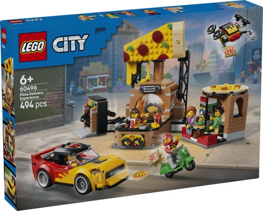 [LE60496] Experiencia de Pizza a Domicilio con Vehículos LEGO 60496