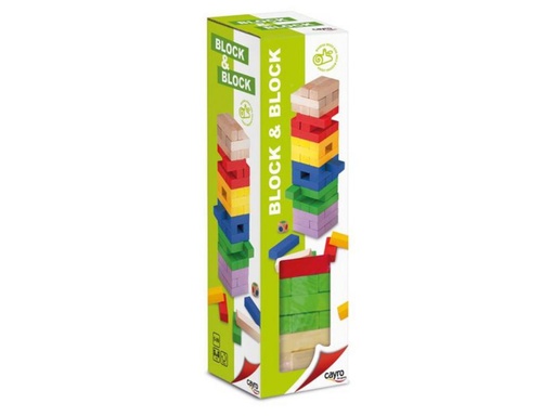 [CAY170] BLOCK & BLOCK BÁSICO COLORES CAY170 JUEGOS DE MESA