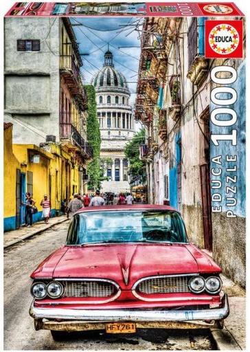 [E16754] PUZZLE 1000 COCHE EN LA HABANA EDUCA 16754