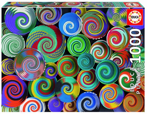 [E19020] PUZZLE 1000 COLLAGE ANDREA TILK FS EDUCA 19020