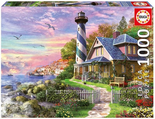 [E17740] PUZZLE 1000 FARO EN ROCK BAY FSC(R EDUCA 17740