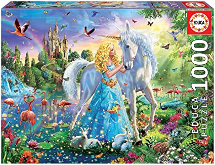 [E17654] PUZZLE 1000 LA PRINCESA Y EL UNICORNIO EDUCA 17654