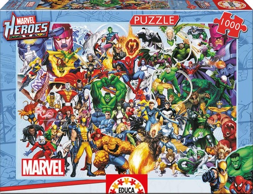 [E15193] PUZZLE 1000 LOS HÉROES DE MARVEL EDUCA 15193