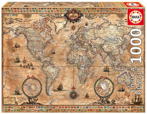 [E15159] PUZZLE 1000 MAPAMUNDI EDUCA 15159