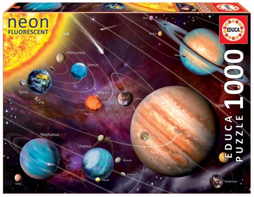 [E14461] PUZZLE 1000 SISTEMA SOLAR NEON  EDUCA 14461