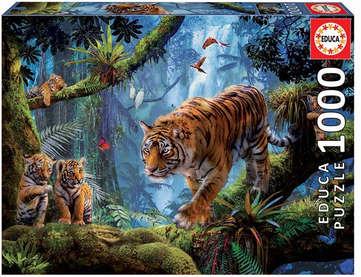 [E17662] PUZZLE 1000 TIGRES EN EL ARB EDUCA 17662