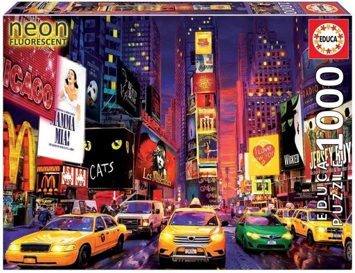 [E18499] PUZZLE 1000 TIMES SQUARE, NUEVA YORK "NEON" EDUCA 18499
