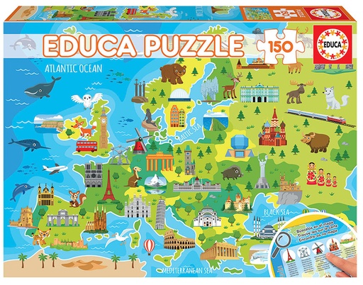 [E18607] PUZZLE 150 MAPA DE EUROPA FSC(R)