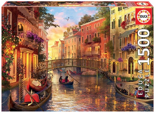[E17124] PUZZLE 1500 ATARDECER EN VENECIA EDUCA 17124