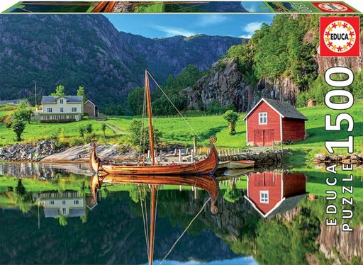 [E18006] PUZZLE 1500 BARCO VIKINGO FSC(R) EDUCA 18006