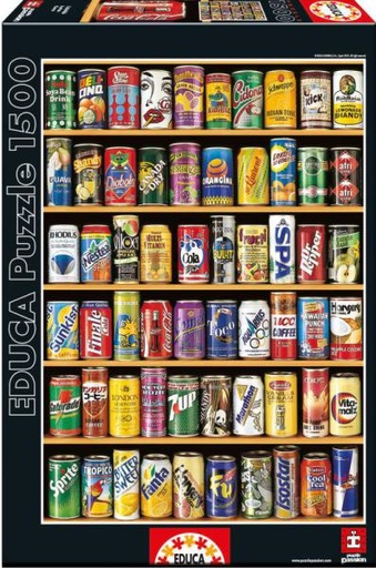 [E14446] PUZZLE 1500 LATAS EDUCA 14446