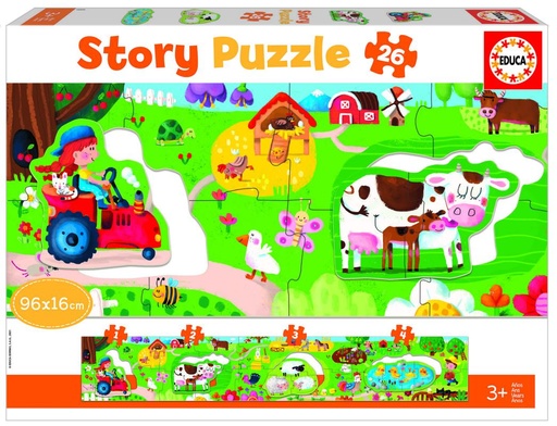 [E18900] PUZZLE 26 LA GRANJA "STORY PUZZLE" EDUCA 18900
