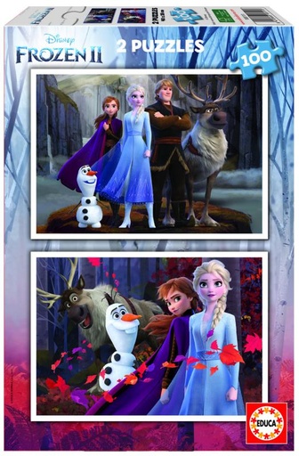 [E18111] PUZZLE 2x100 FROZEN 2 FSC(R) EDUCA 18111