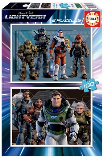 [E19316] PUZZLE 2x100 LIGHTYEAR