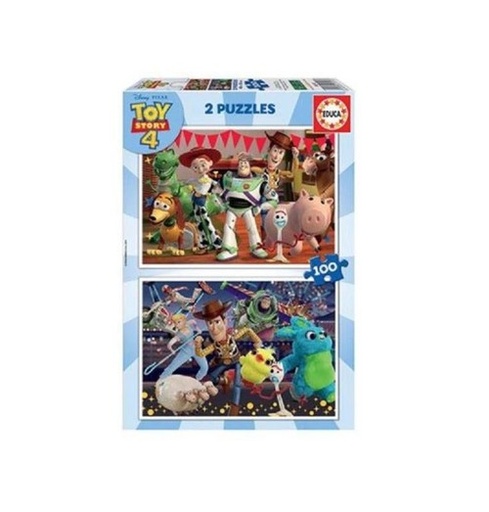 [E18107] PUZZLE 2X100 TOY STORY 4 FSC® EDUCA 18107
