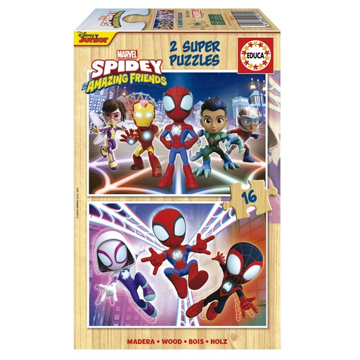[E19579] PUZZLE 2X16 SPIDEY & AMAZING FRIEND EDUCA 19579