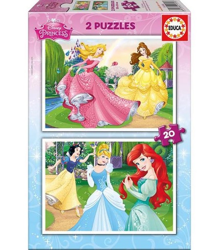 [E16846] PUZZLE 2x20 DISNEY PRINCESS EDUCA E16846