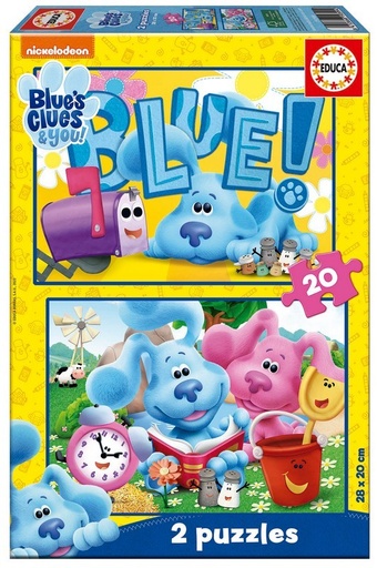 [E19399] PUZZLE 2X20 LAS PISTAS DE BLUE FSC