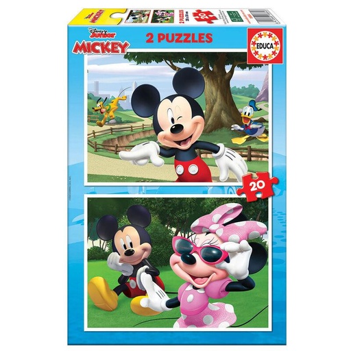 [E18884] PUZZLE 2x20 MICKEY & FRIENDS  EDUCA 18884