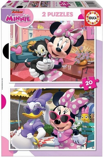 [E19297] PUZZLE 2x20 MINNIE EDUCA 19297