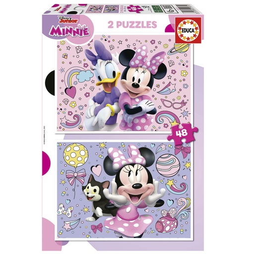 [E19674] PUZZLE 2X48 MINNIE FSC(R) EDUCA 19674