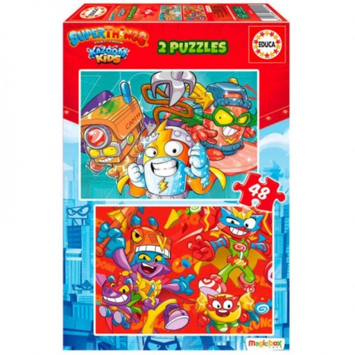 [E19204] PUZZLE 2x48 SUPERTHINGS