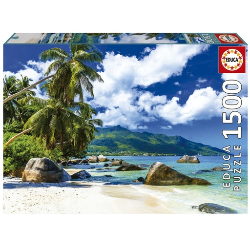 [E19564] PUZZLE 1500 SEYCHELLES FSC(R)EDUCA 19564