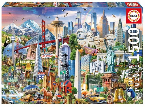 [E17670] PUZZLE 1500 SIMBOLOS DE NORT EDUCA 17670