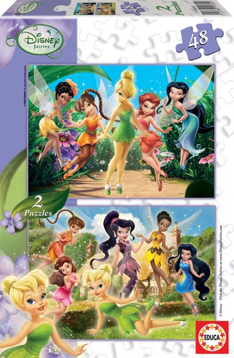 [E14658] PUZZLE 2X50 FAIRIES  MADERA 