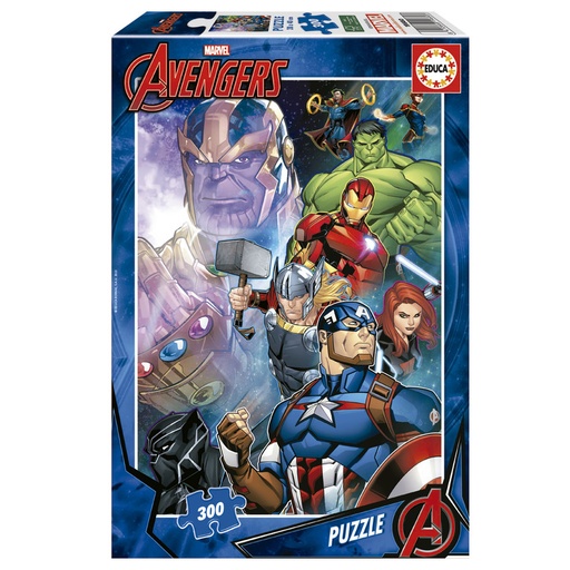 [E19680] PUZZLE 300 AVENGERS FSC(R) EDUCA 19680