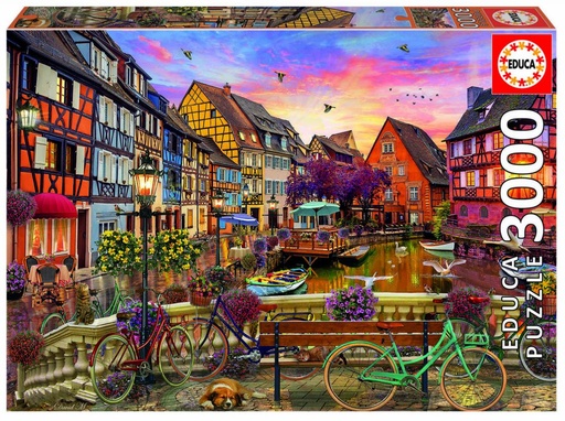 [E19051] PUZZLE 3000 COLMAR, FRANCIA EDUCA 19051