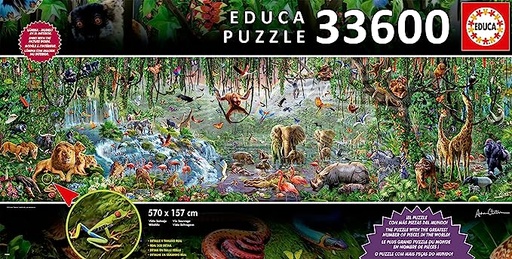 [E16066] PUZZLE 33600 VIDA SALVAJE FS EDUCA 16066
