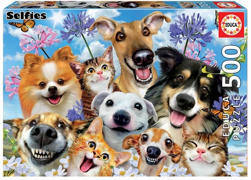 [E17983] PUZZLE 500 FUN IN THE SUN SELFIE F EDUCA 17983