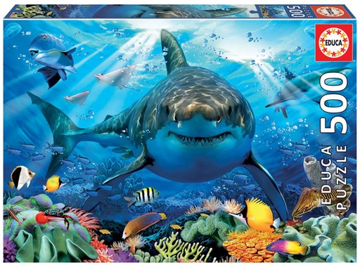 [E18478] PUZZLE 500 GRAN TIBURÓN BLANCO EDUCA 18478