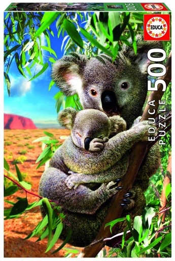 [E18999] PUZZLE 500 KOALA CON SU CAHORRO EDUCA 18999